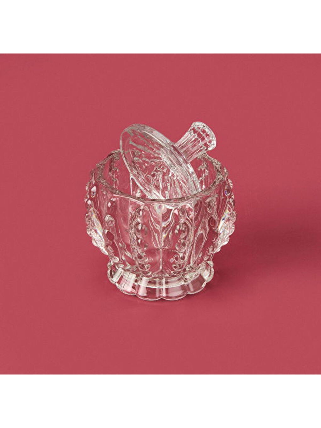 Renksiz Cam Şekerlik - Şeffaf - 3,5 cm-2