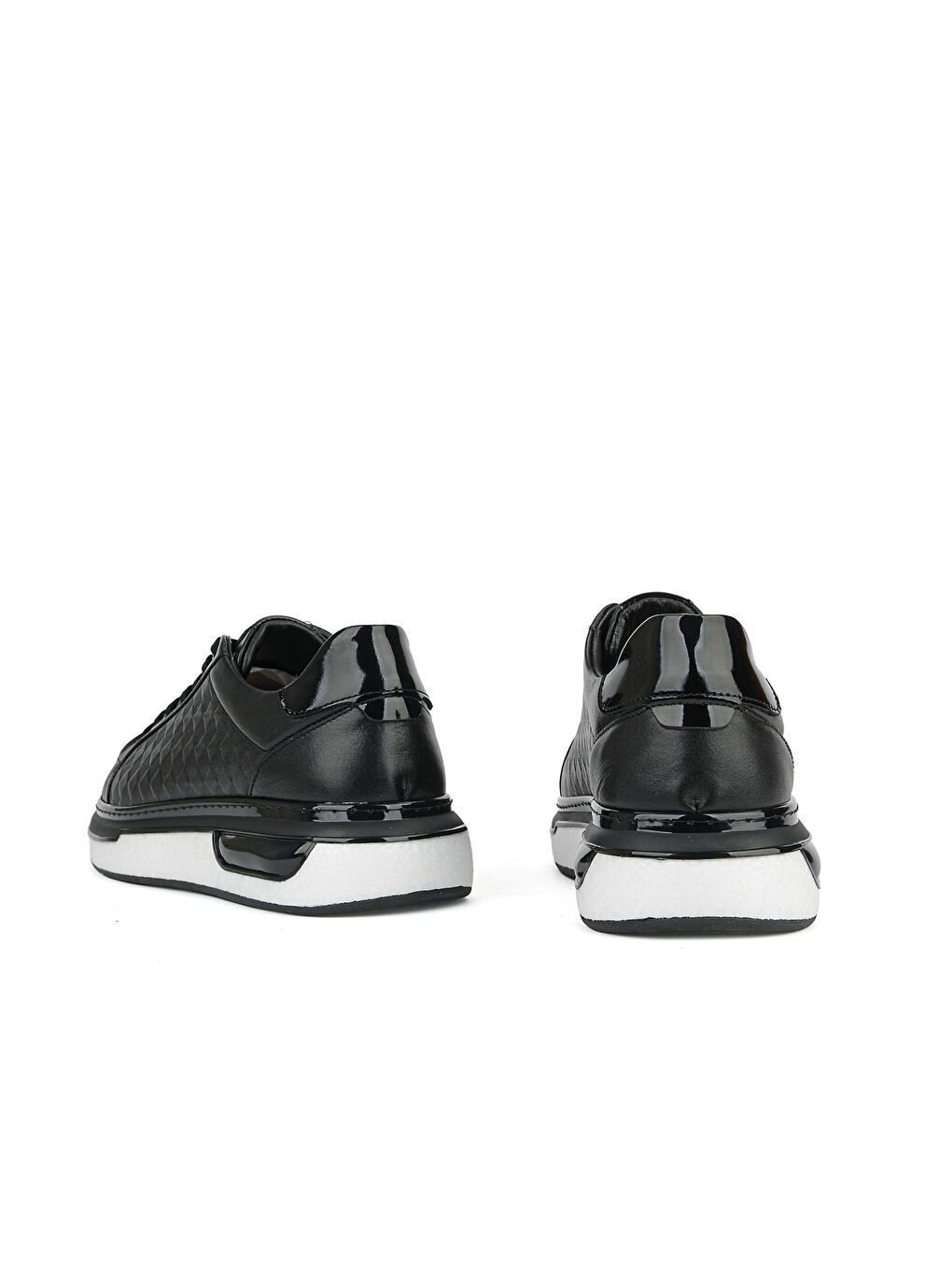 Erkek Hakiki Deri Sneaker 1611057z1012 Siyah-2