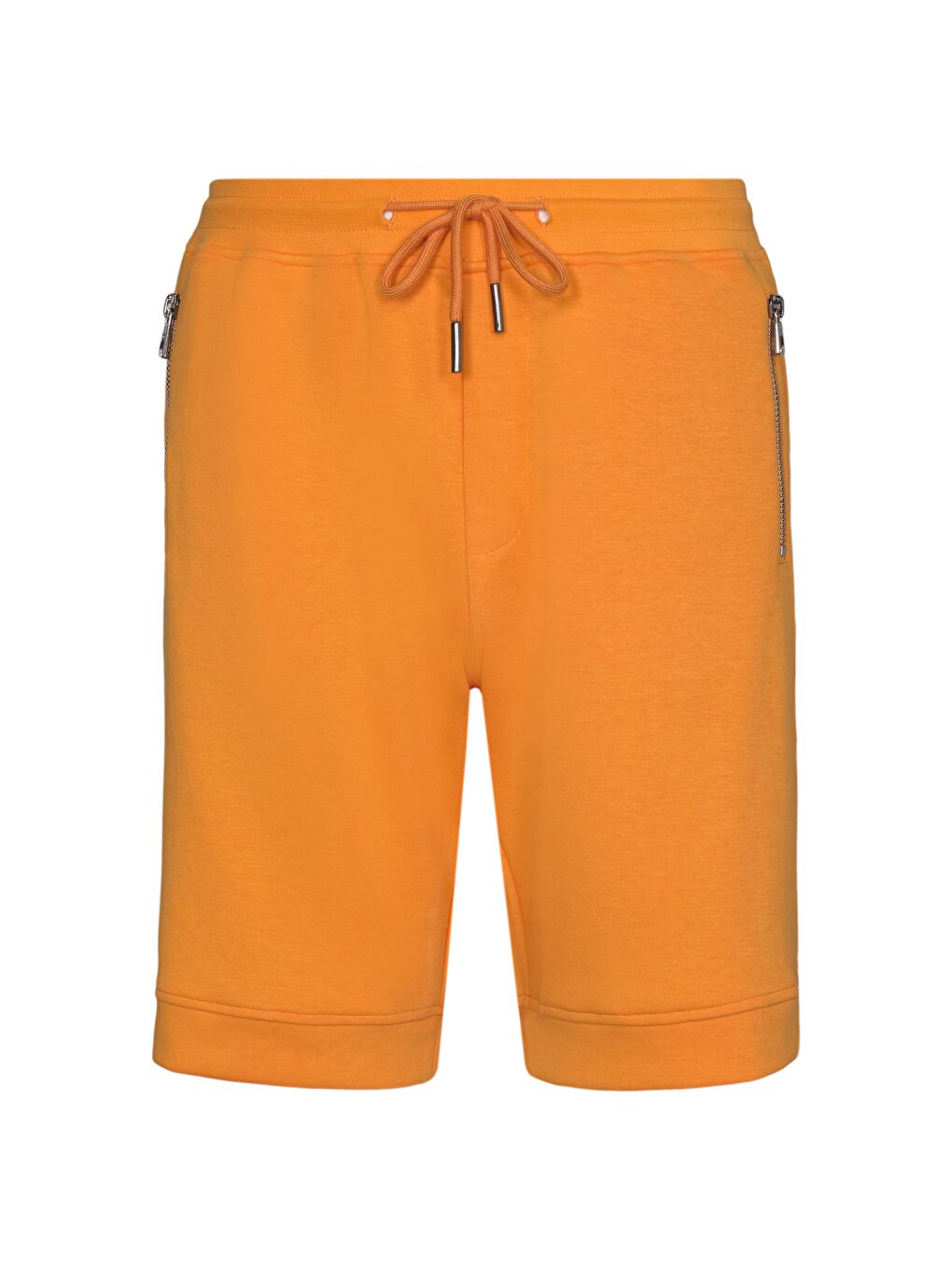 Giotelli Turuncu Regular Fit %100 Pamuk Bisiklet Yaka Şortlu Erkek Alt Üst Takım-4