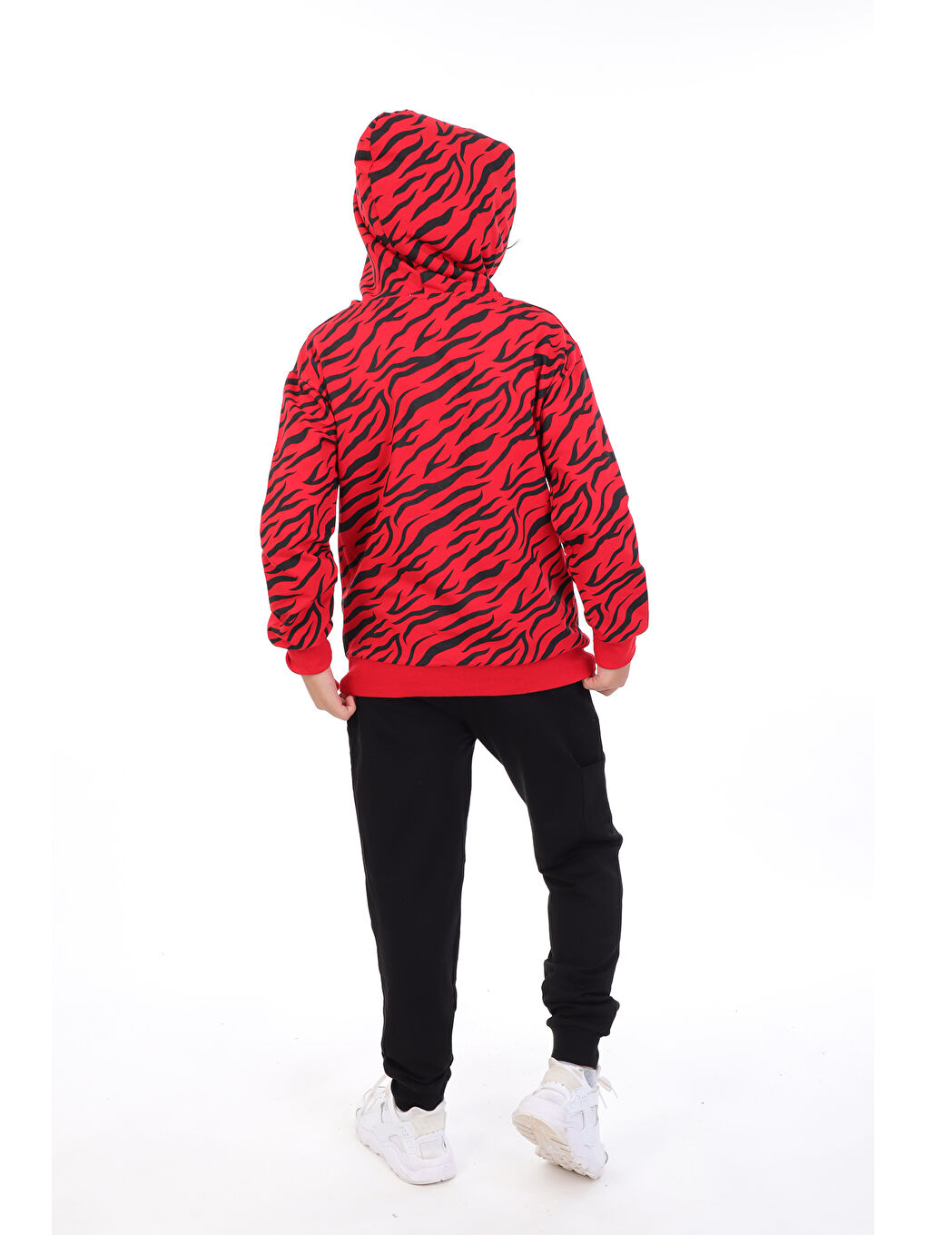 Kırmızı Erkek Çocuk Baskılı Eşofman Takım-2