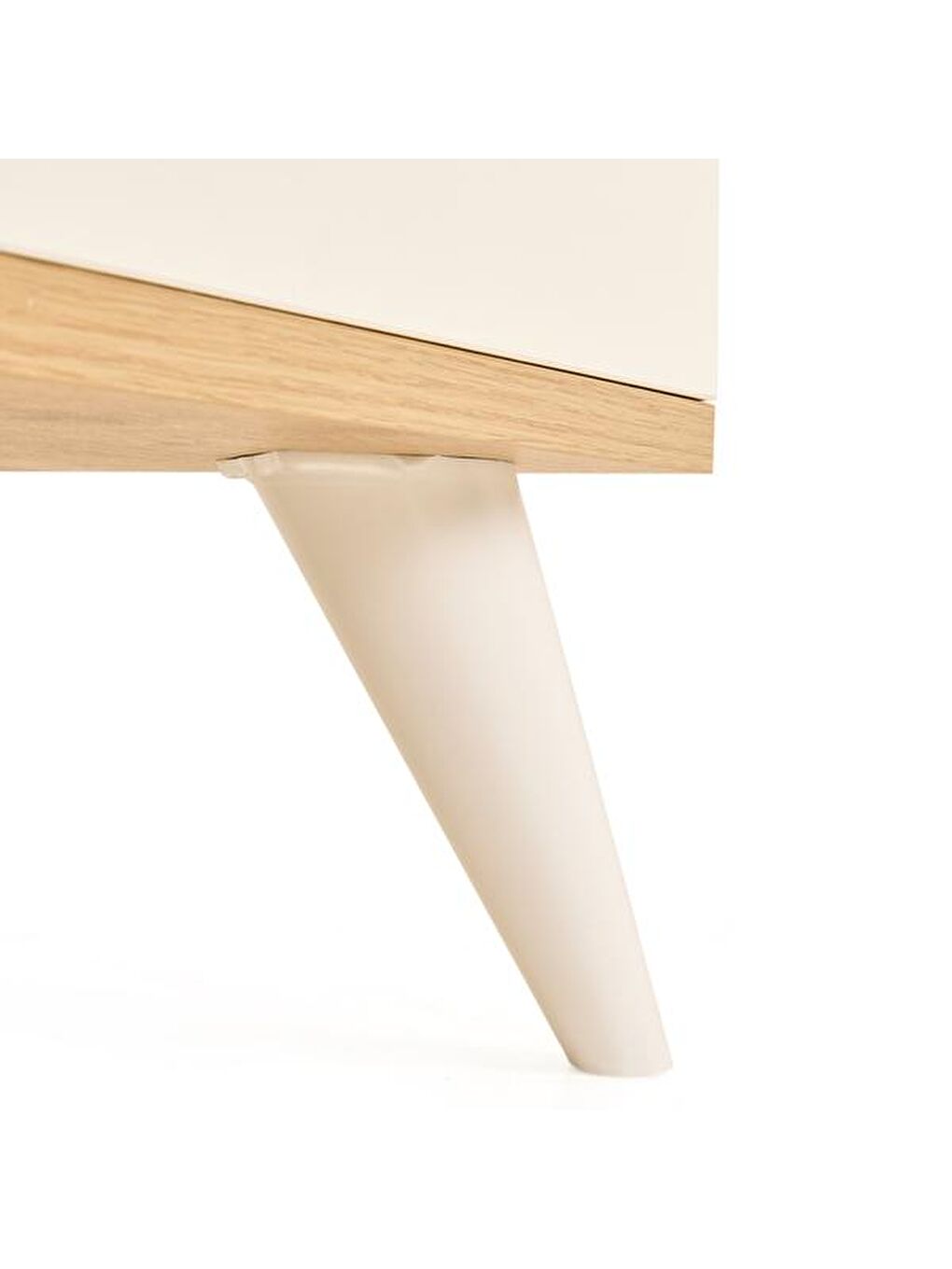 Kahverengi Modern Baskılı Çok Amaçlı Dolap - Beyaz / Safir Meşe - 136 cm-4