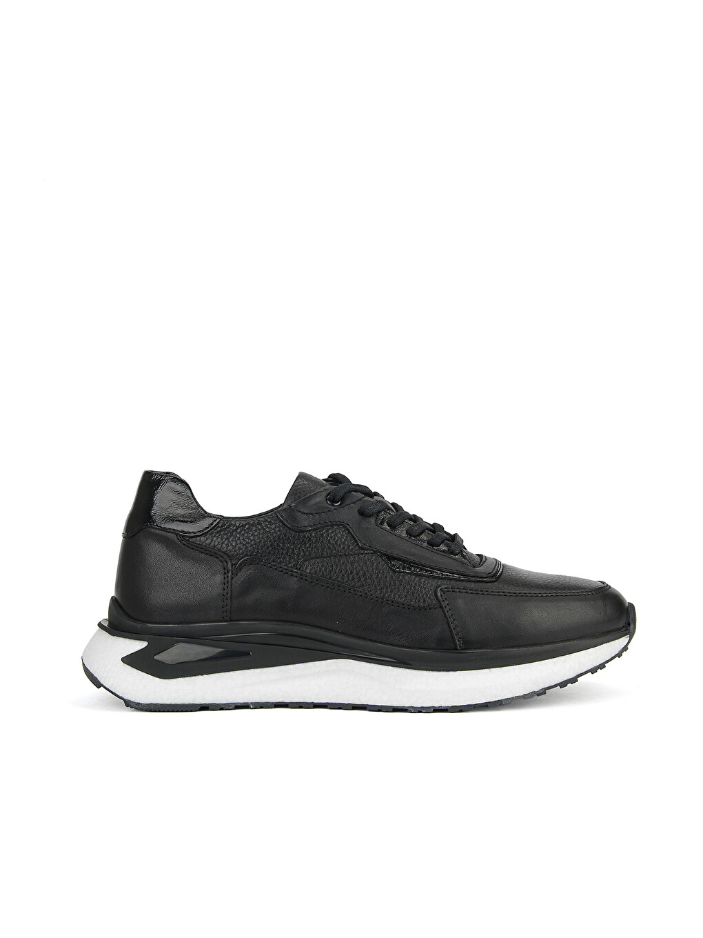Erkek Hakiki Deri Sneaker 1611053z1797 Siyah