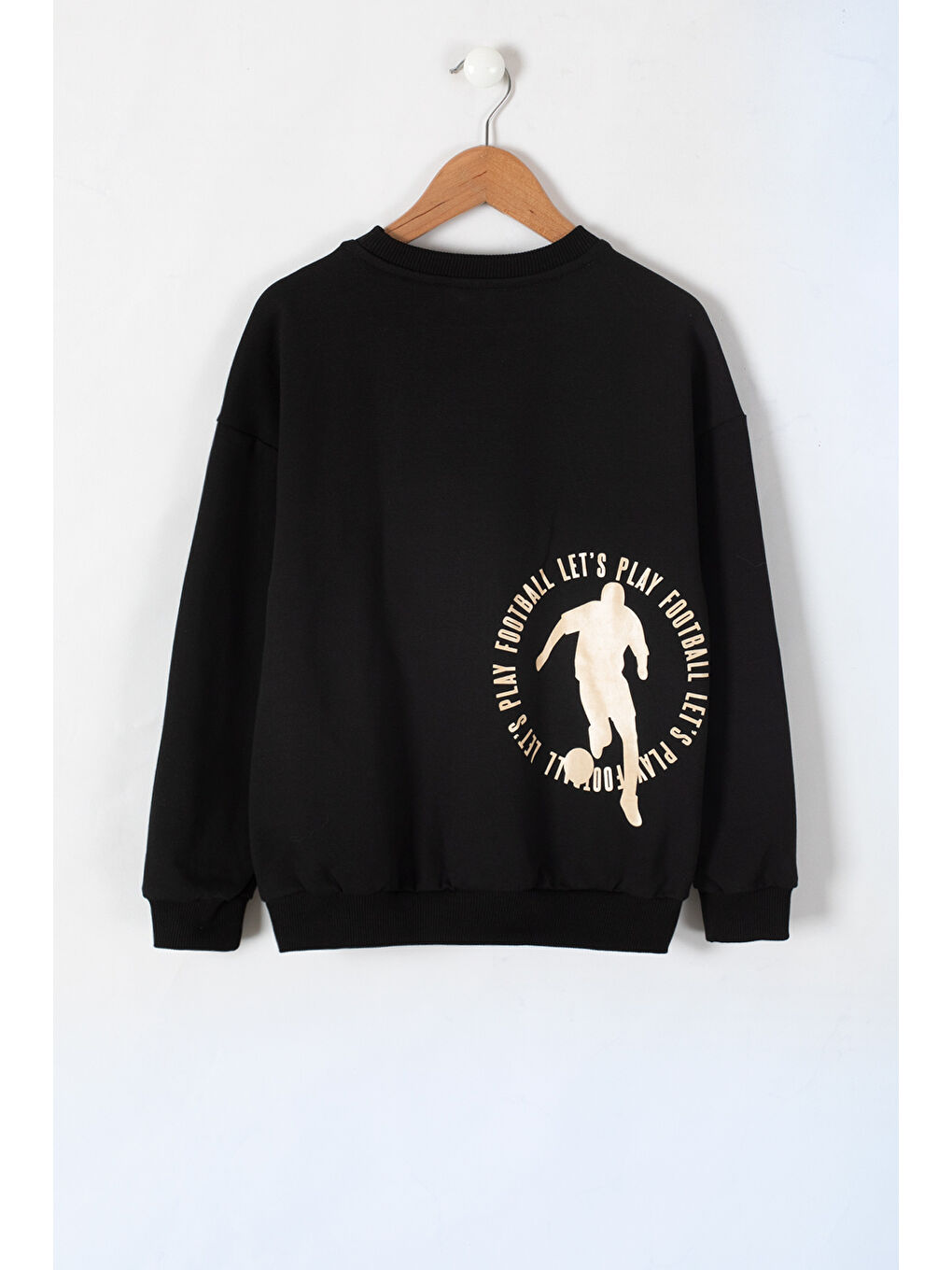 Cansın Mini Siyah Sport Yazı Baskılı Bisiklet Yaka Erkek Çocuk Sweatshirt 19641 - 2