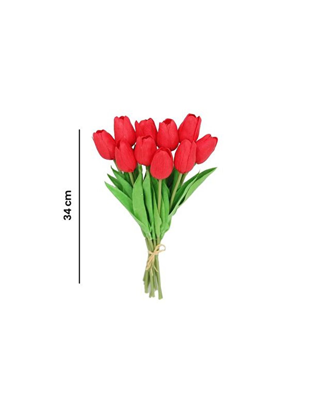 Dekoratif Yapay Lale - Kırmızı-3