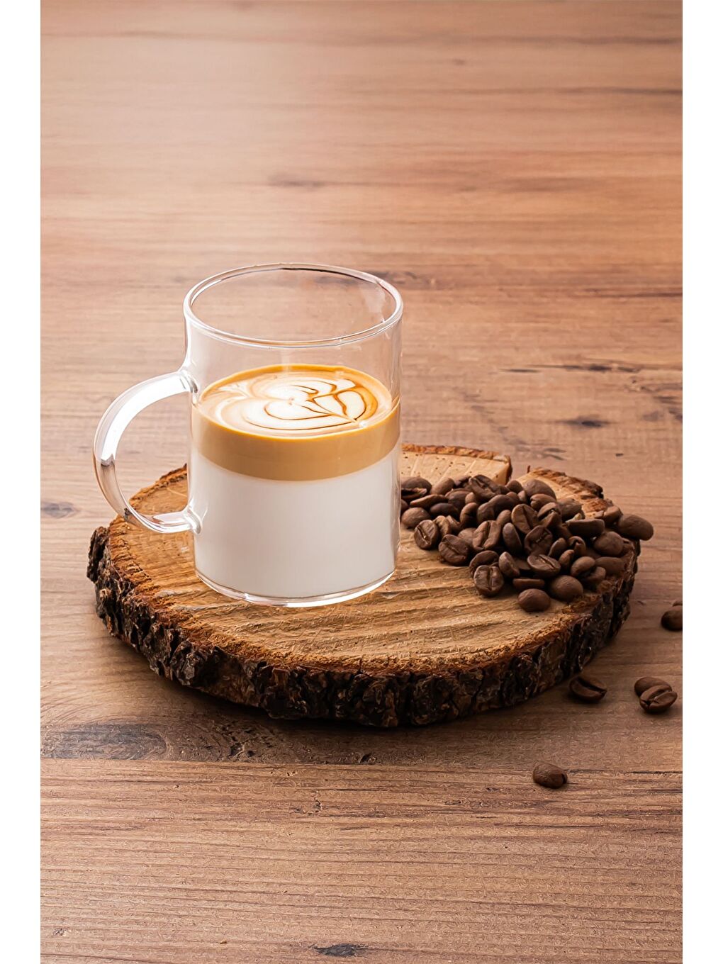 Renksiz 6080 Borosilikat Isıya Dayanıklı Cam Kulplu Çay Bardağı 6'lı 200ml-1