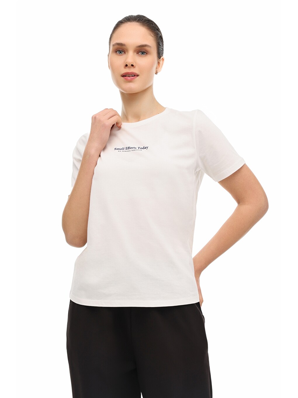 Wl 11madıson 6fx Beyaz Kadın Kısa Kol T-shirt