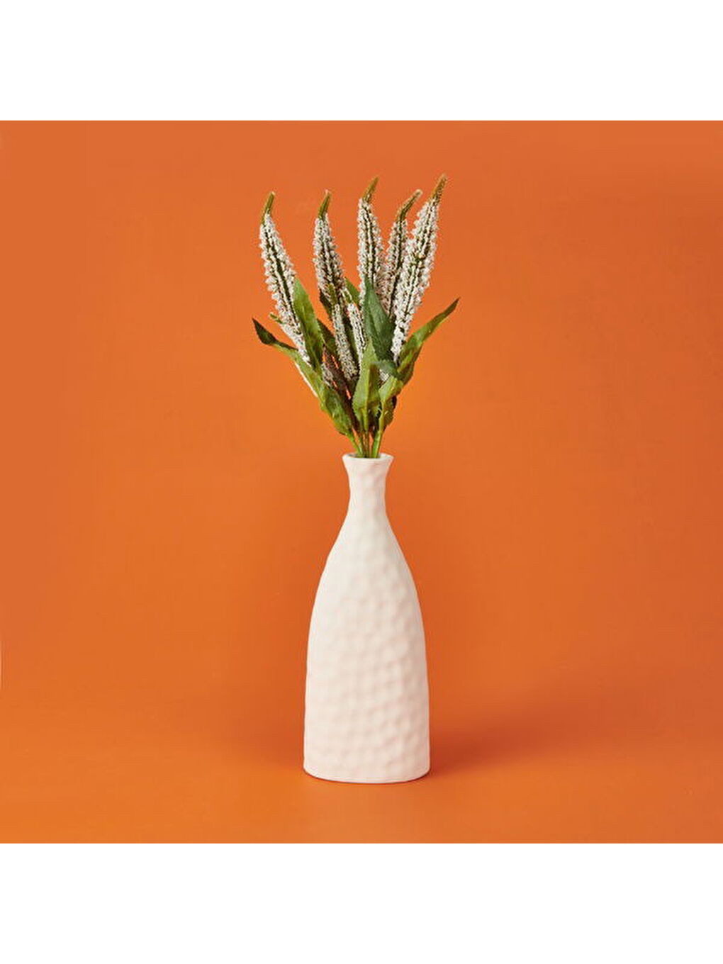 Lavanta Demeti Yapay Çiçek - Beyaz - 46 cm