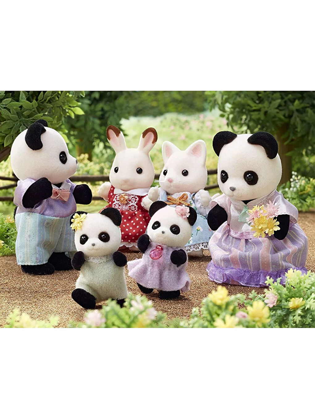 Sylvanian Families Renksiz Pookie Panda Ailesi 5529