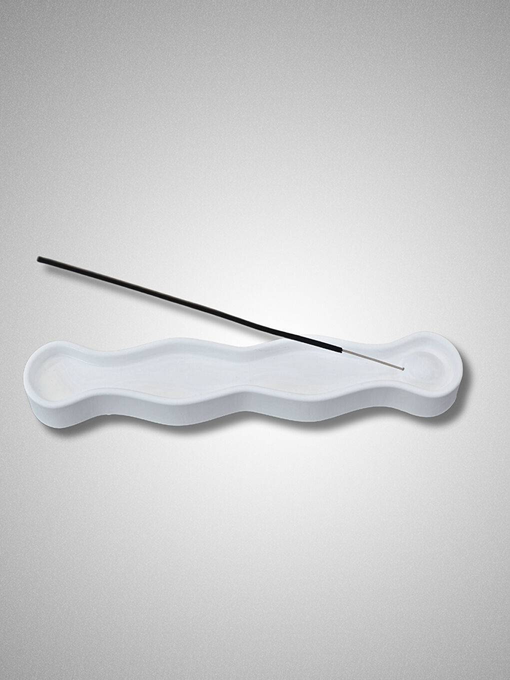 Beyaz Dekoratif El Yapımı Tütsülük-7