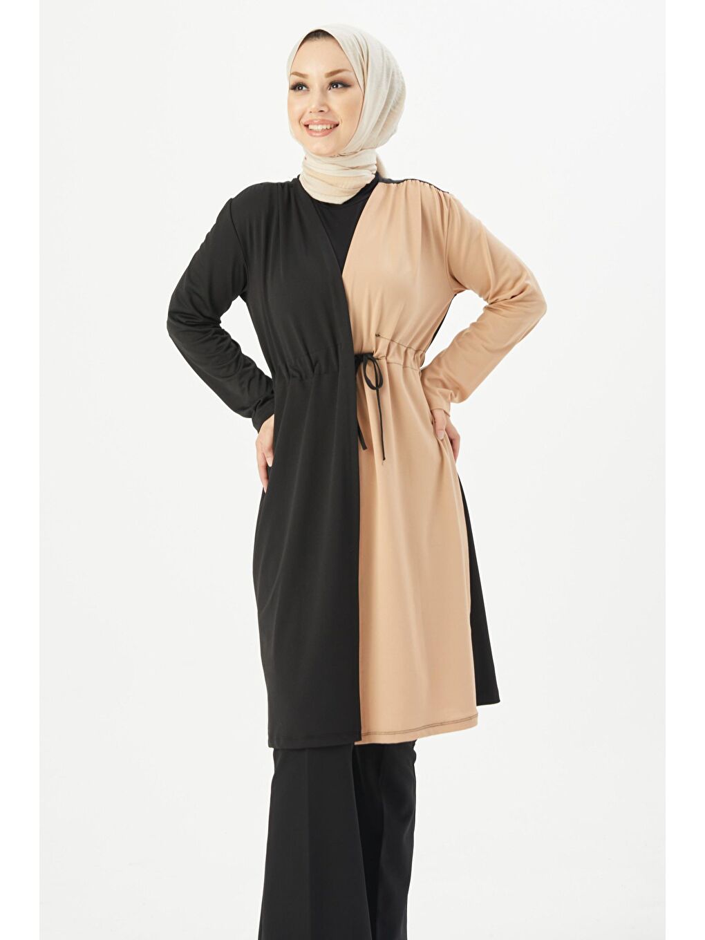 Bej Orta Kadın Vizontunik-1