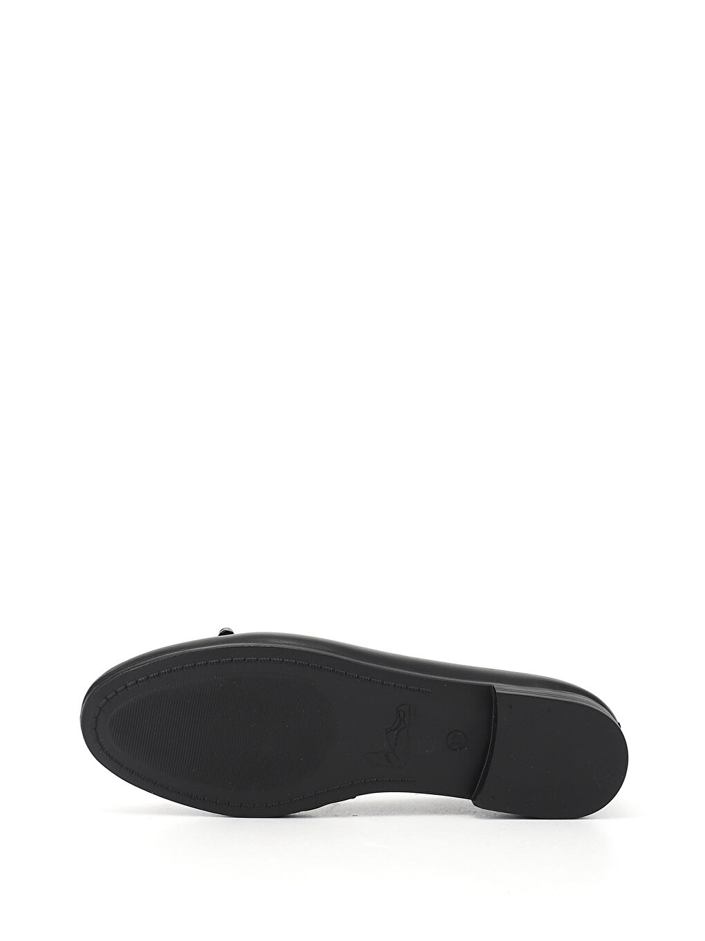 Siyah Kadın SİYAH Fiyonklu Hakiki Deri Babet-4