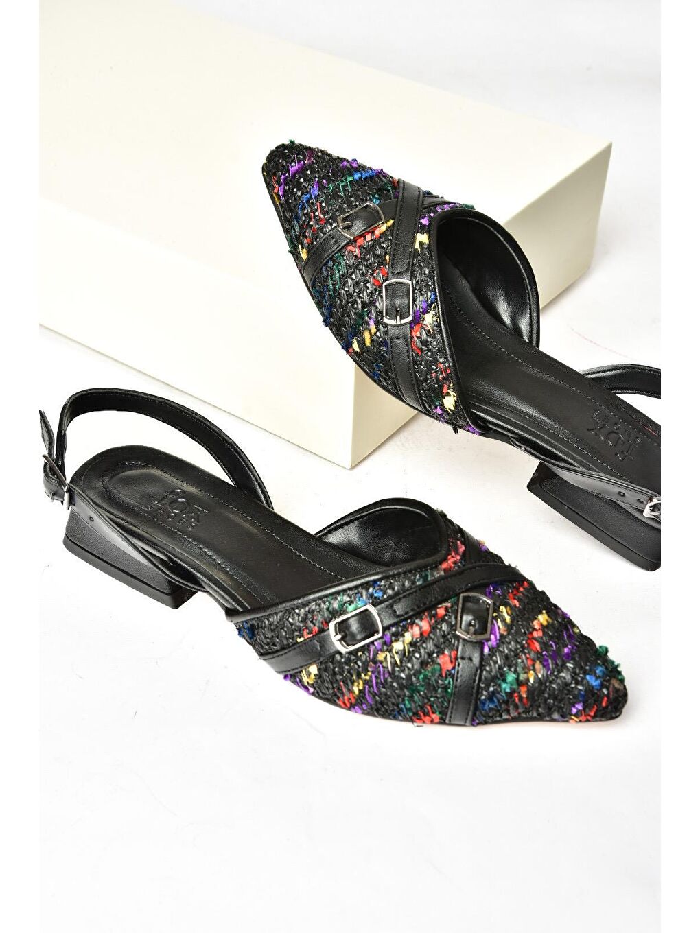 S9605431 Siyah Kadın Babet Ayakkabı-2