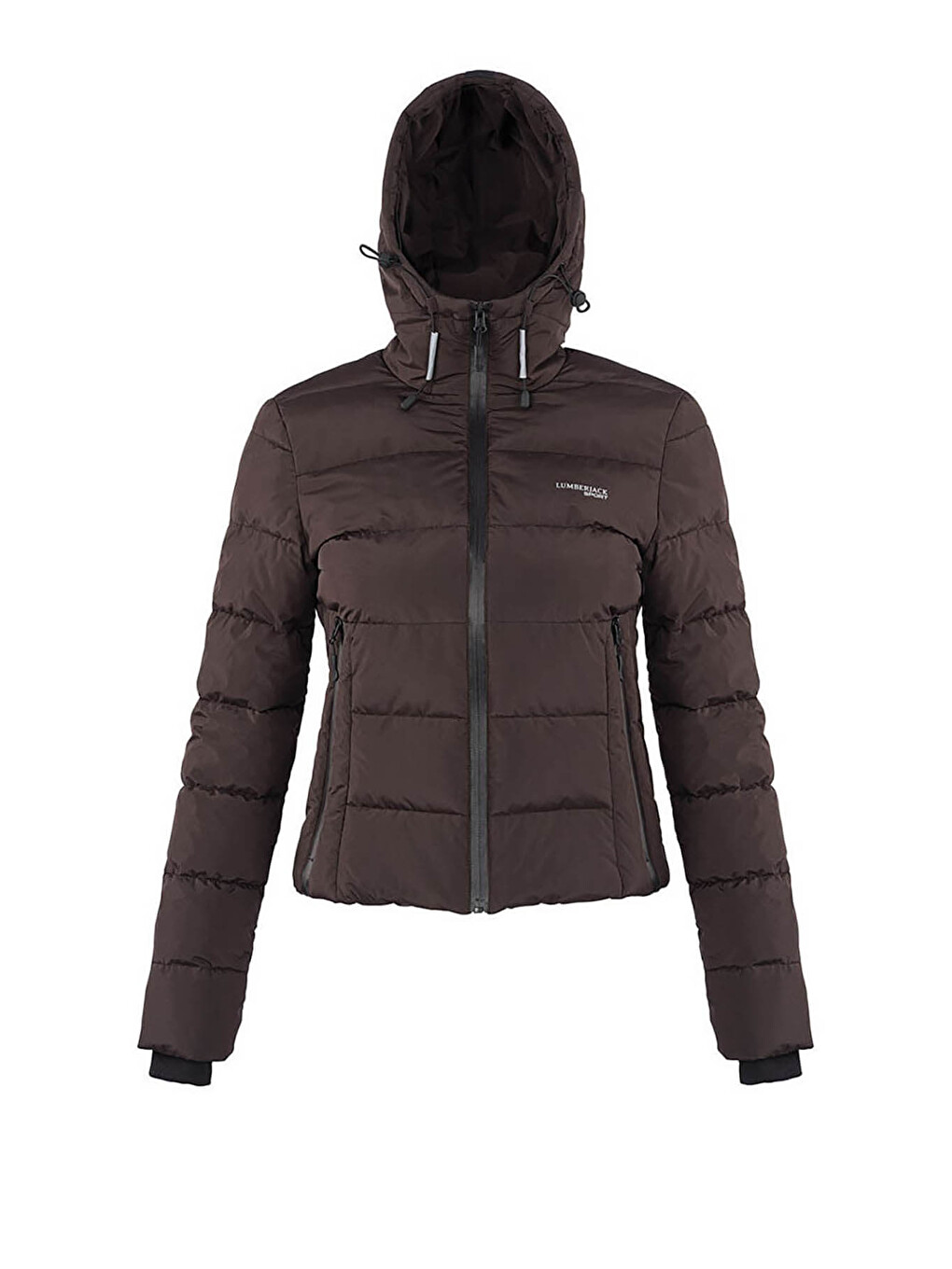 APRESKI COAT Siyah Kadın Kısa Kaban-5