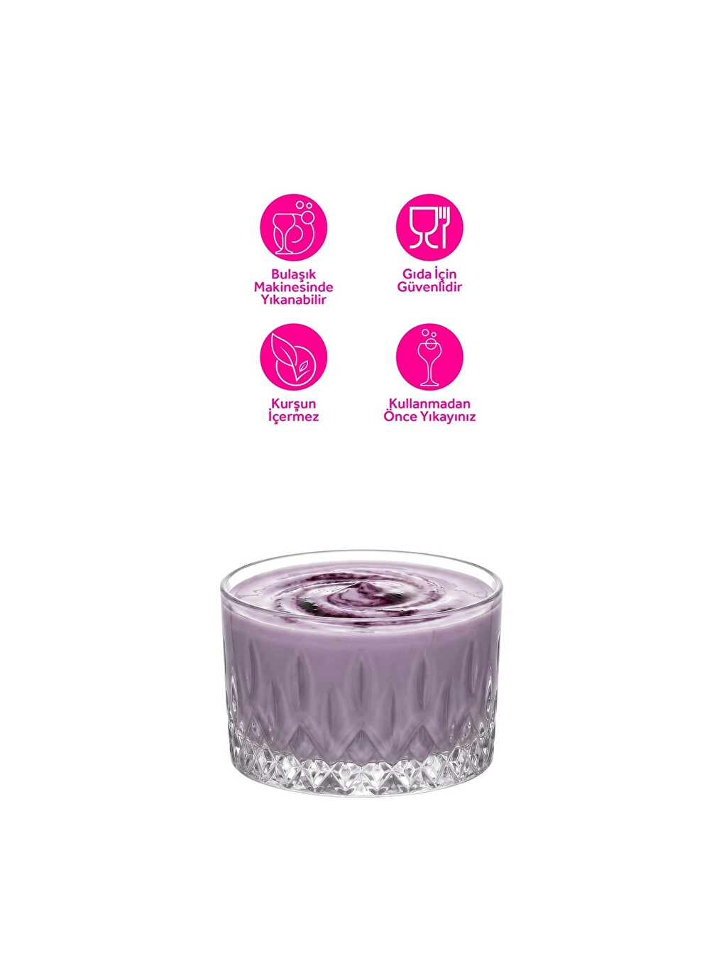 Renksiz Odin Cam Kahvaltı Kasesi 8'li Küçük Boy 260 Ml (çerez/meze Kasesi/tatlı Kasesi)-6
