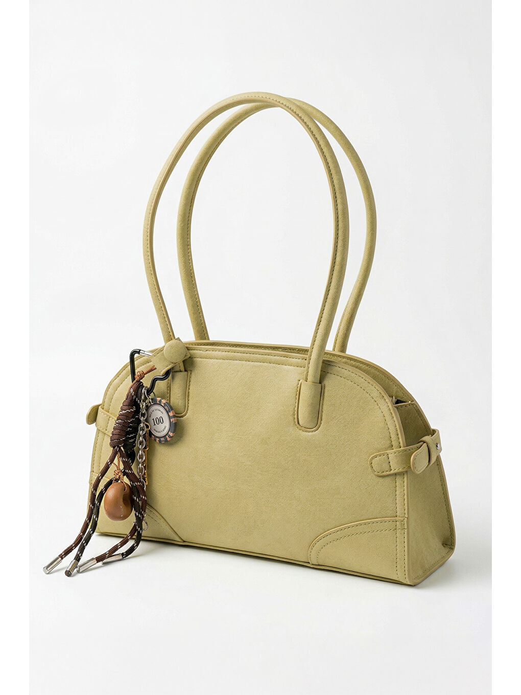 Charm Detay Askılı Premium Çanta 930300 Yeşil-3