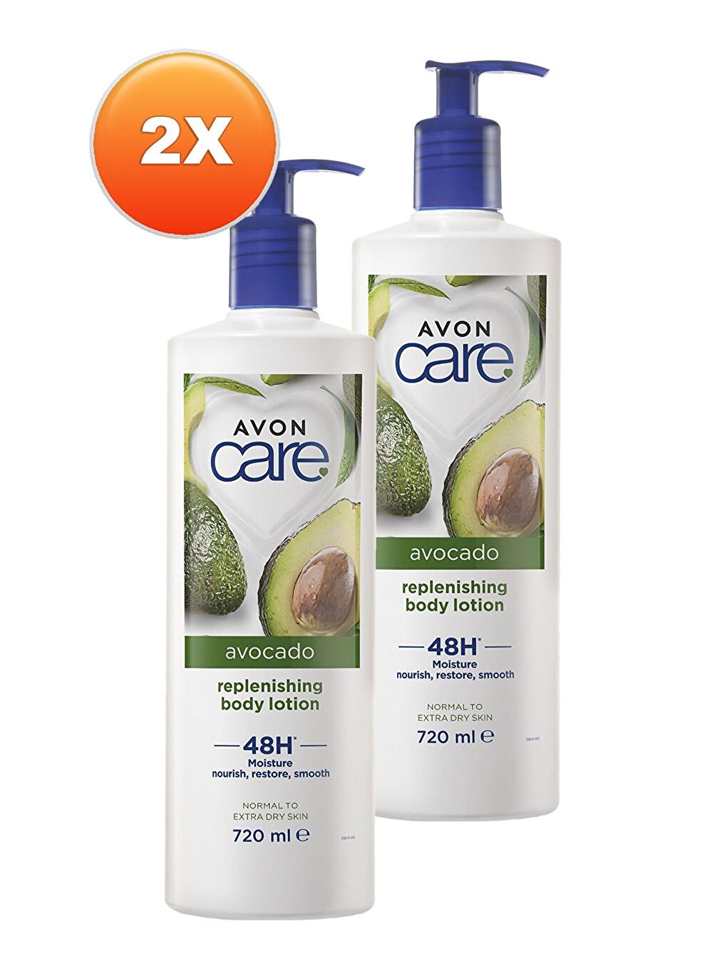 AVON Renksiz Care Avokado Replenishing Avokado Yağı Içeren Vücut Losyonu 720 Ml. İkili Set - 1