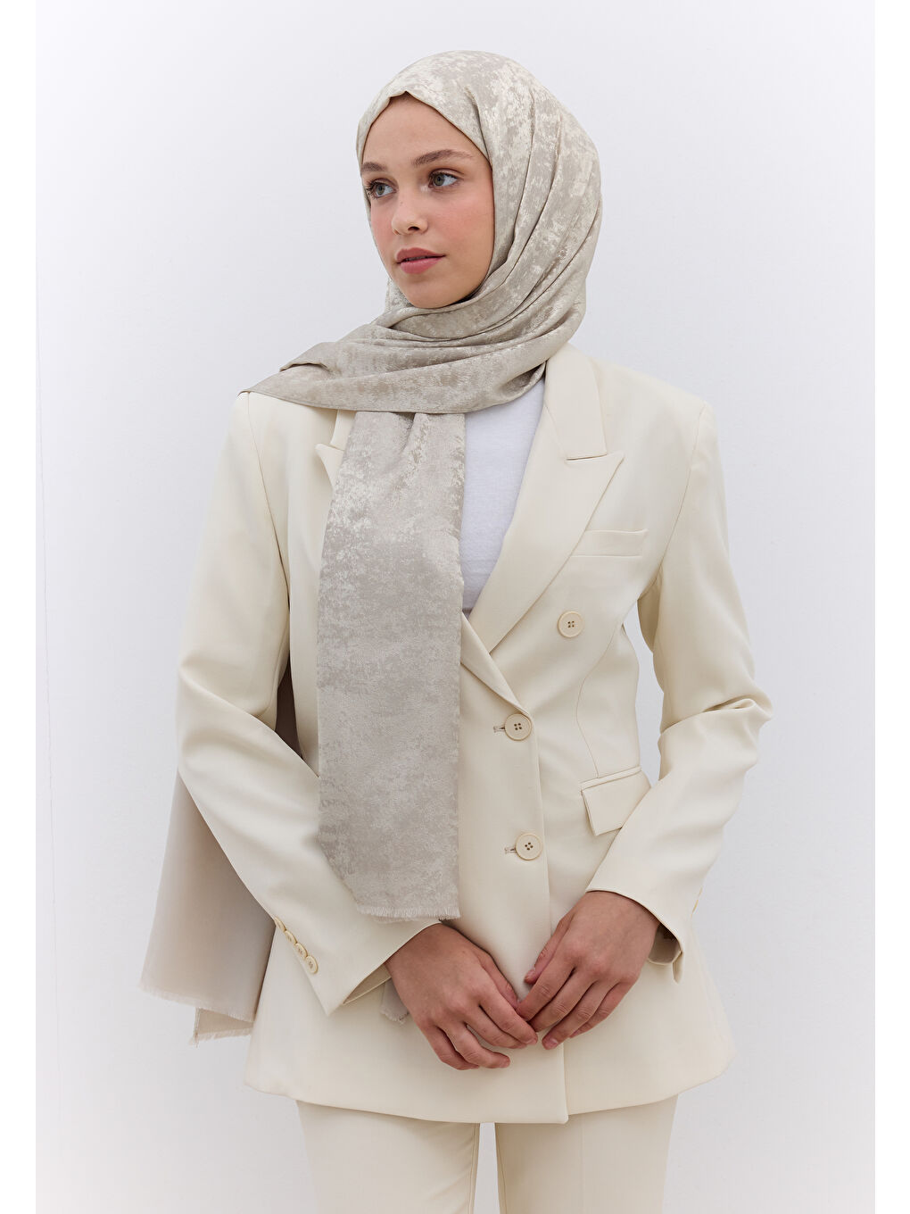 Sarı Luxury Shine Şal Işığı