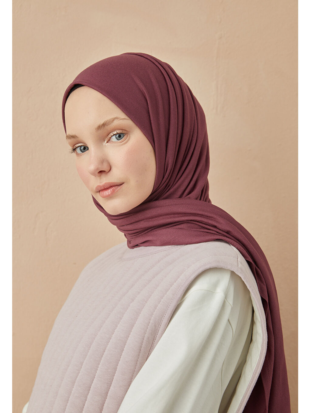 Penye Şal Mürdüm-4