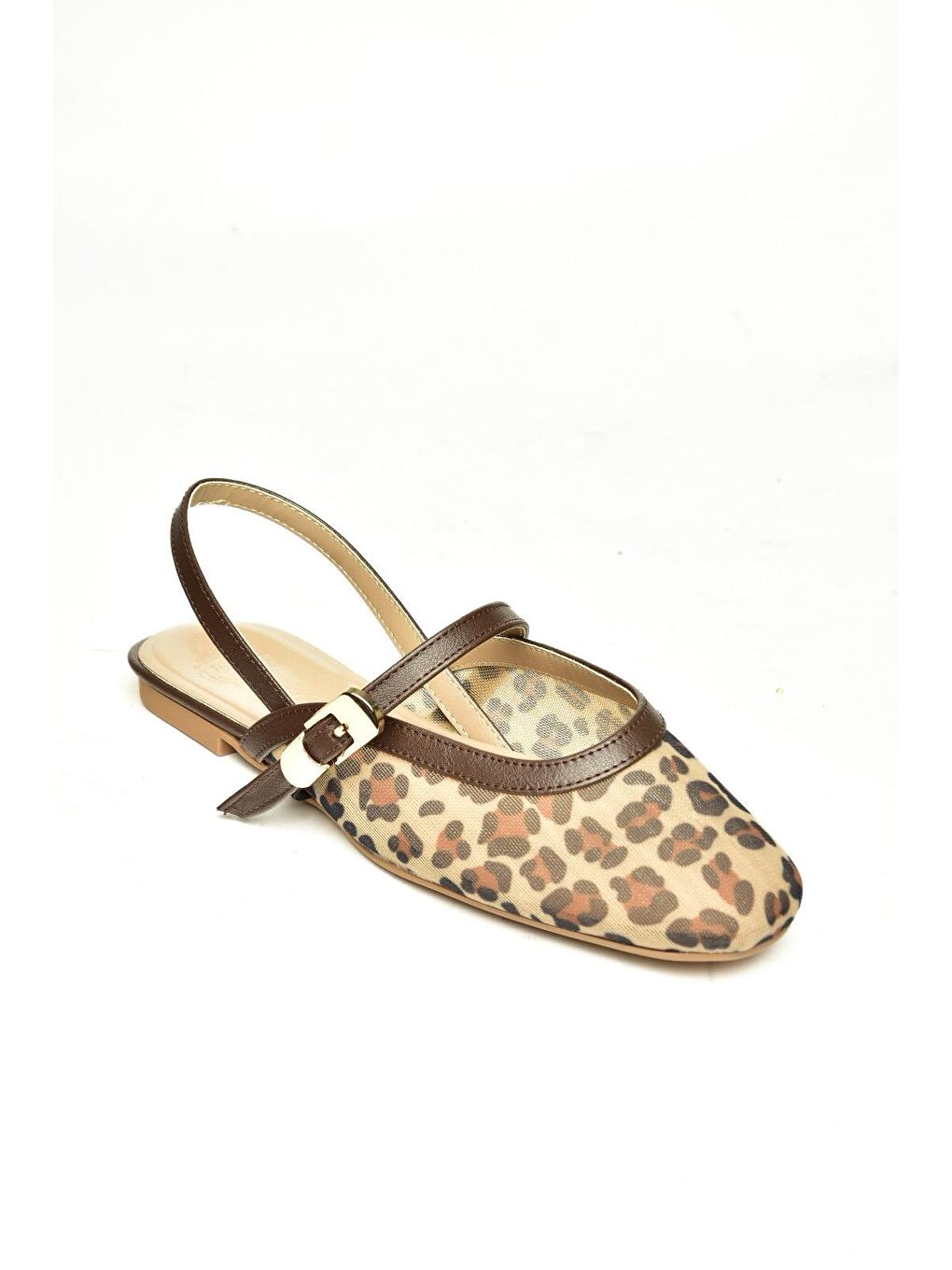 U8200672 Kahverengi Kadın Sandalet-1