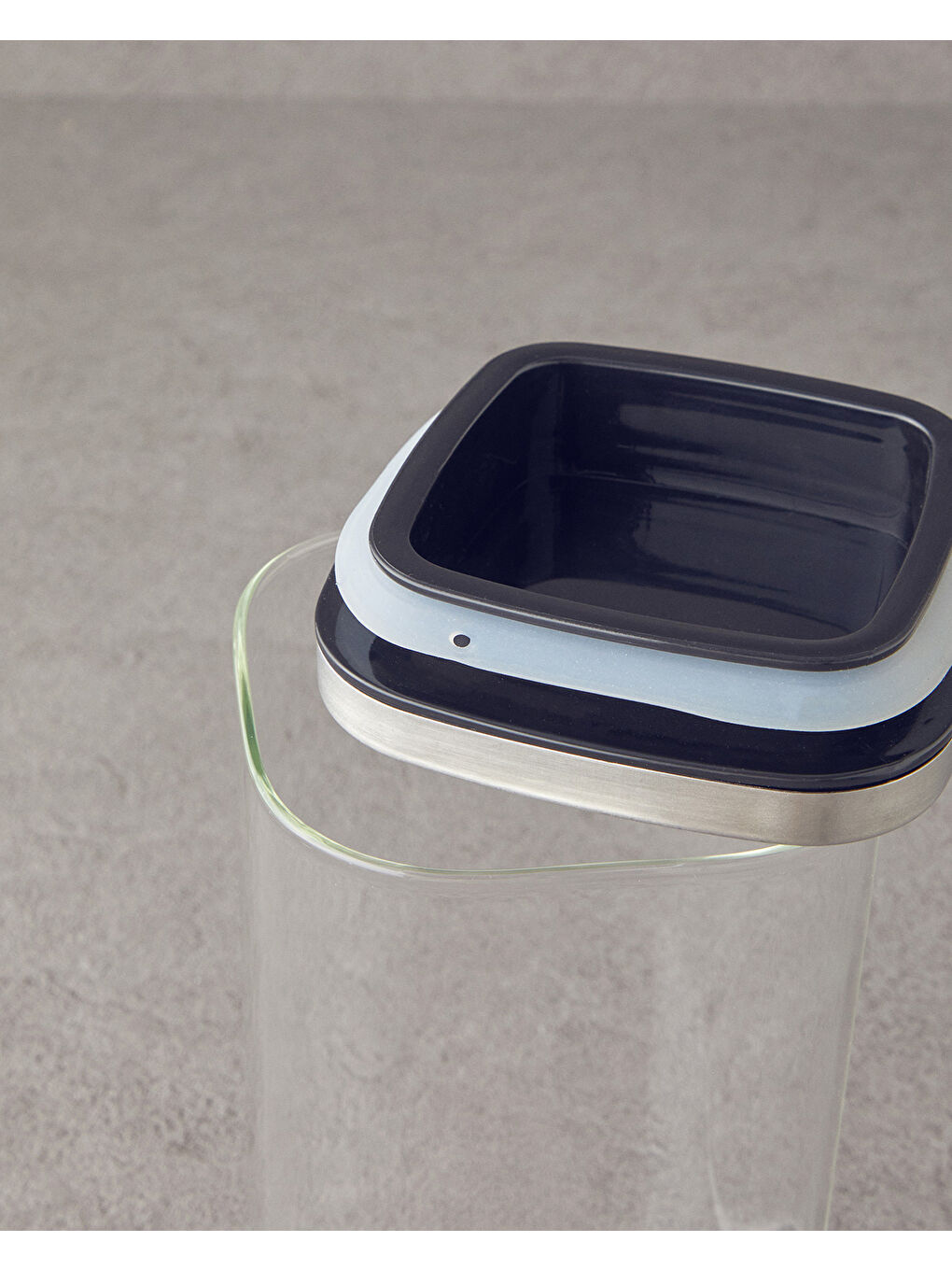 Renksiz All Fresh Square Borosilikat Erzak Kabı 650 ml Şeffaf-1