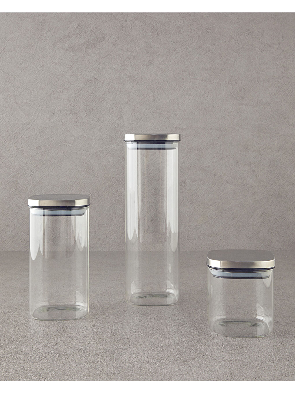 Renksiz All Fresh Square Borosilikat Erzak Kabı 650 ml Şeffaf-2