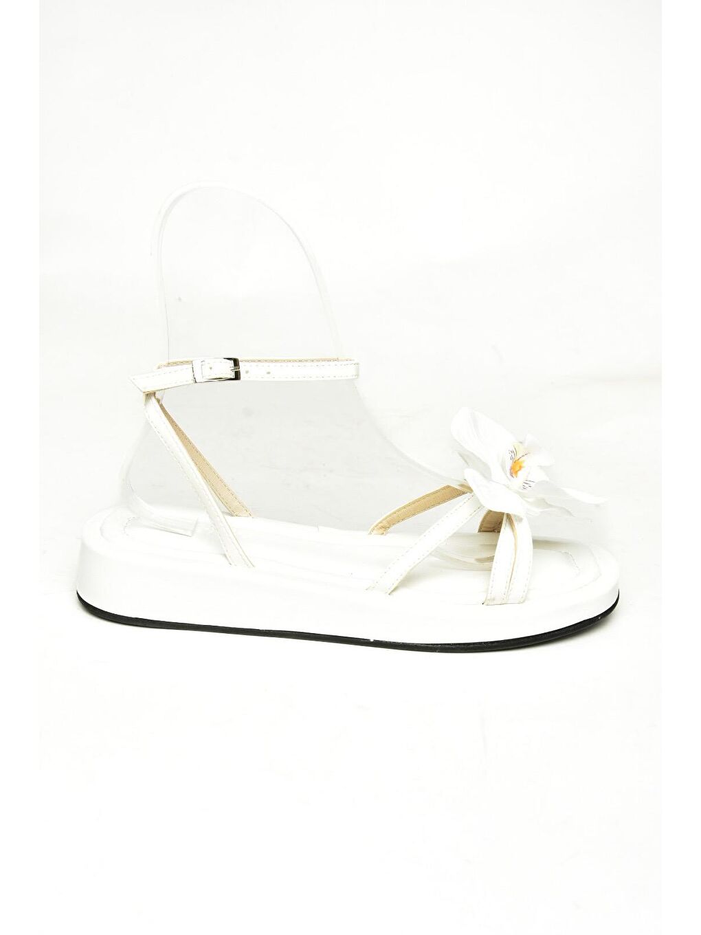 U3429627 Beyaz Kadın Sandalet-2