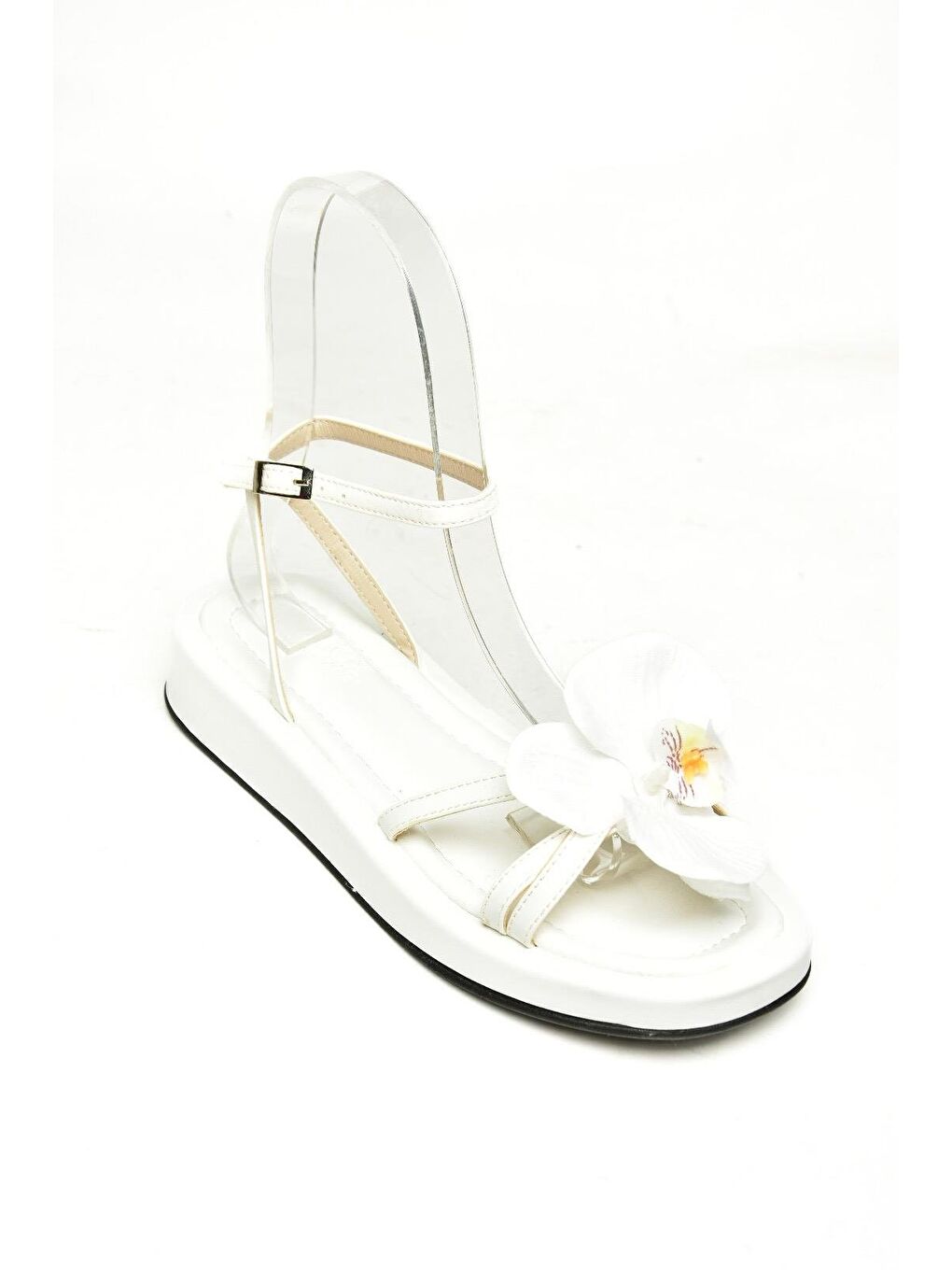U3429627 Beyaz Kadın Sandalet-3