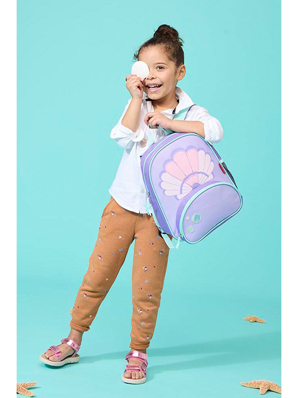 Karışık Spark Style Sırt Çantası Deniz Kabuğu-1