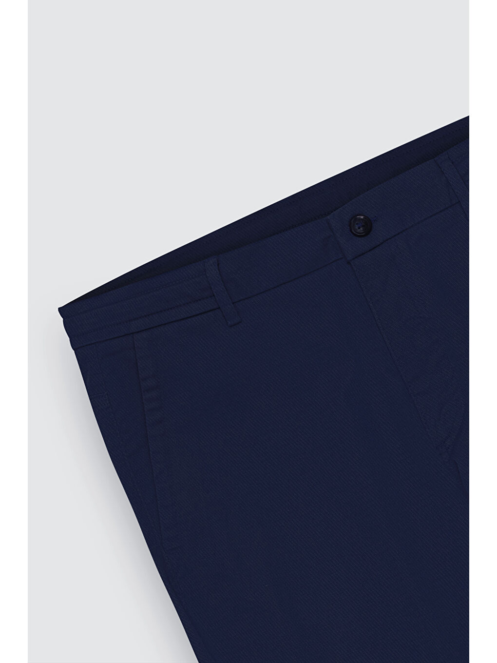 Erkek Lacivert Oversize Bol Kesim Beli Bağlamalı Pamuklu Esnek Armürlü Yan Cepli Pantolon-7