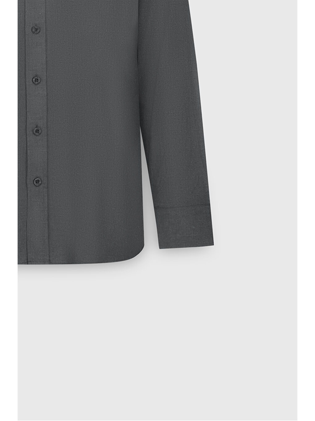 Erkek Haki %100 Pamuk Slim Fit Dar Kesim Düğmeli Yaka Flanel Gömlek-7