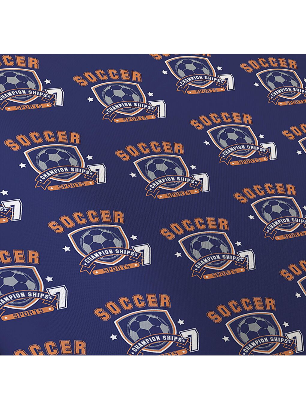 Karışık Çift Taraflı Futbol Desenli Çarşafsız 2'li Takım Baskılı Tek Kişilik Nevresim Takımı 160x220 Cm-2