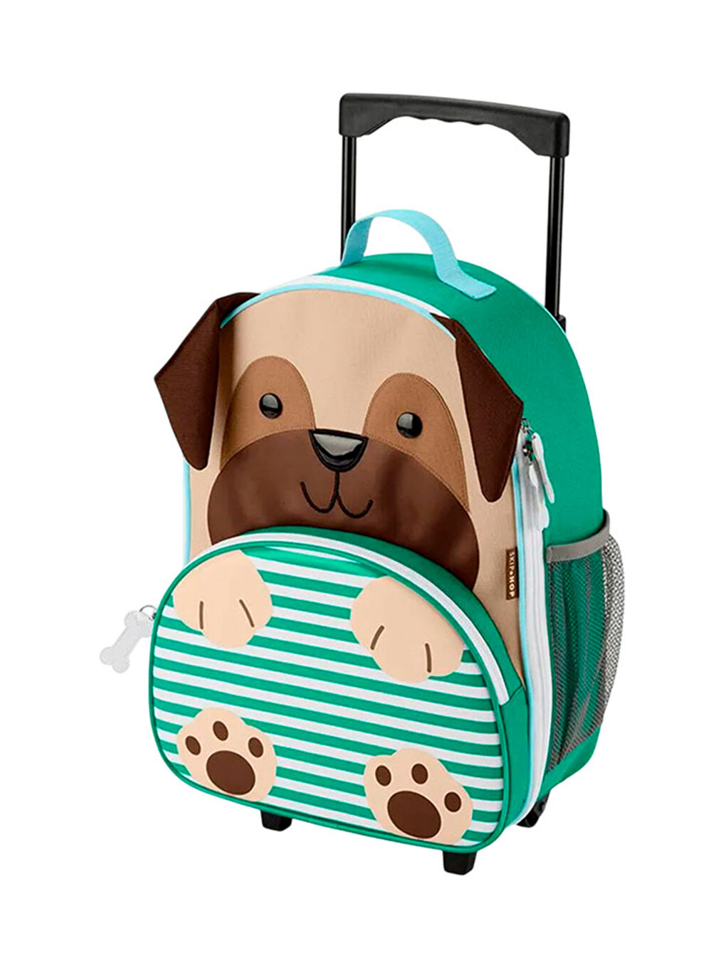 Karışık Zoo Tekerlekli Çanta Pug