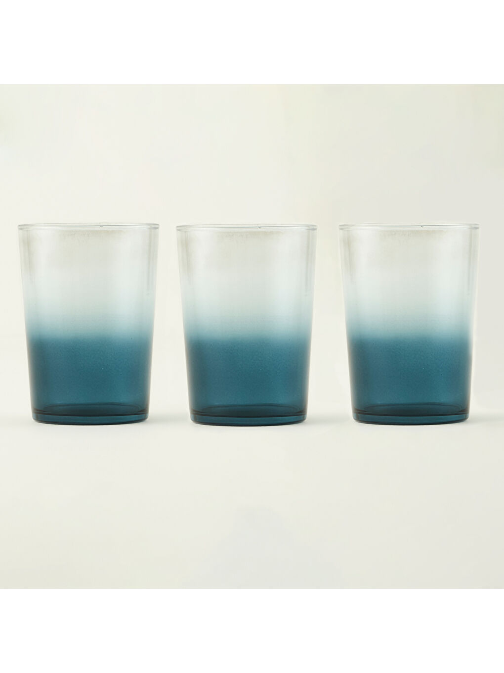 Colored 3'lü Meşrubat Bardağı Seti Mavi (510 cc)