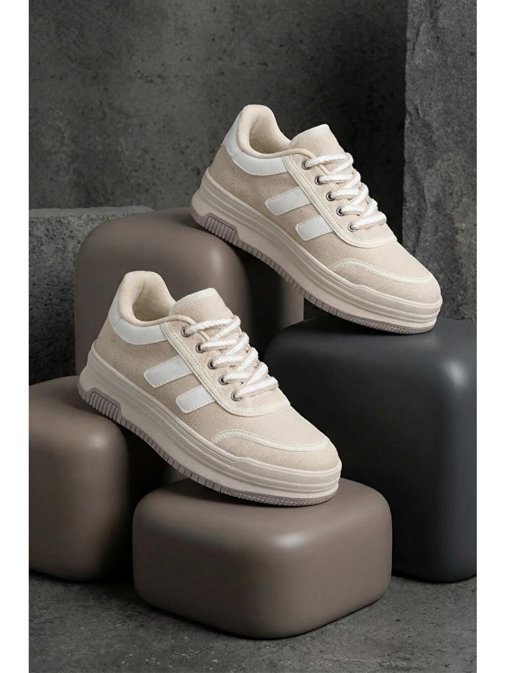 Bej DS Sapphire Sneaker 2025 Kadın-1
