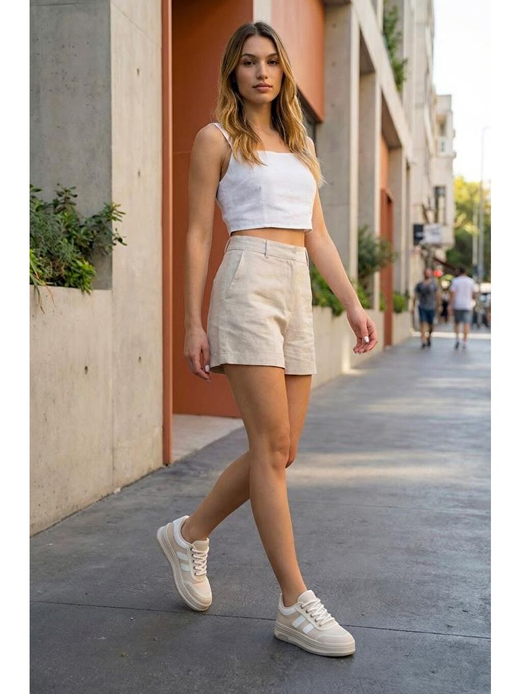 Bej DS Sapphire Sneaker 2025 Kadın-5