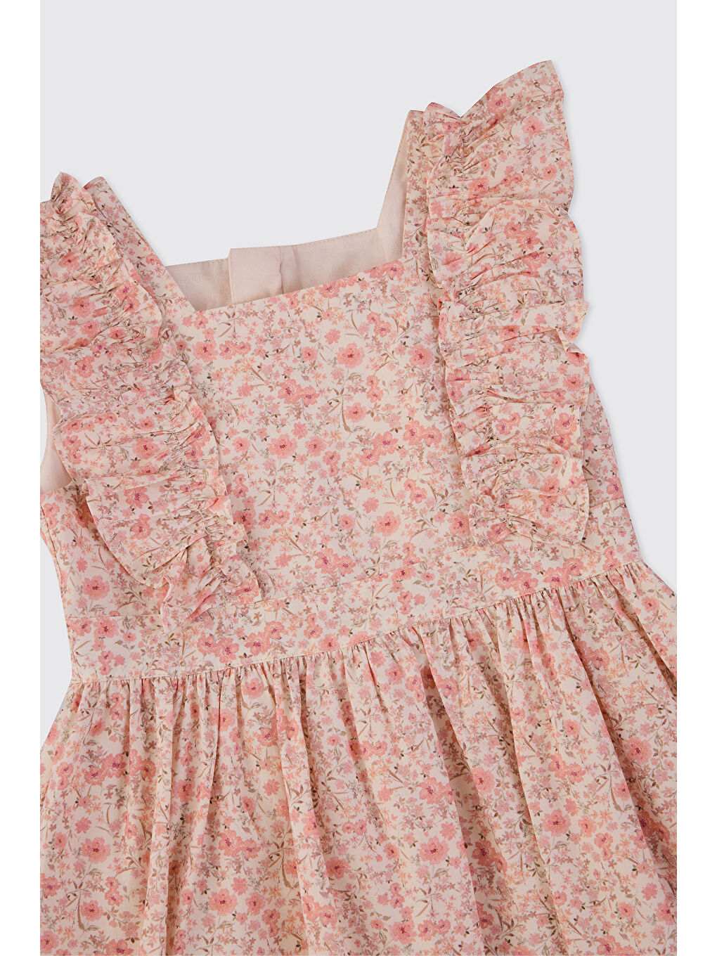 Kız Çocuk Ekru Elbise-2