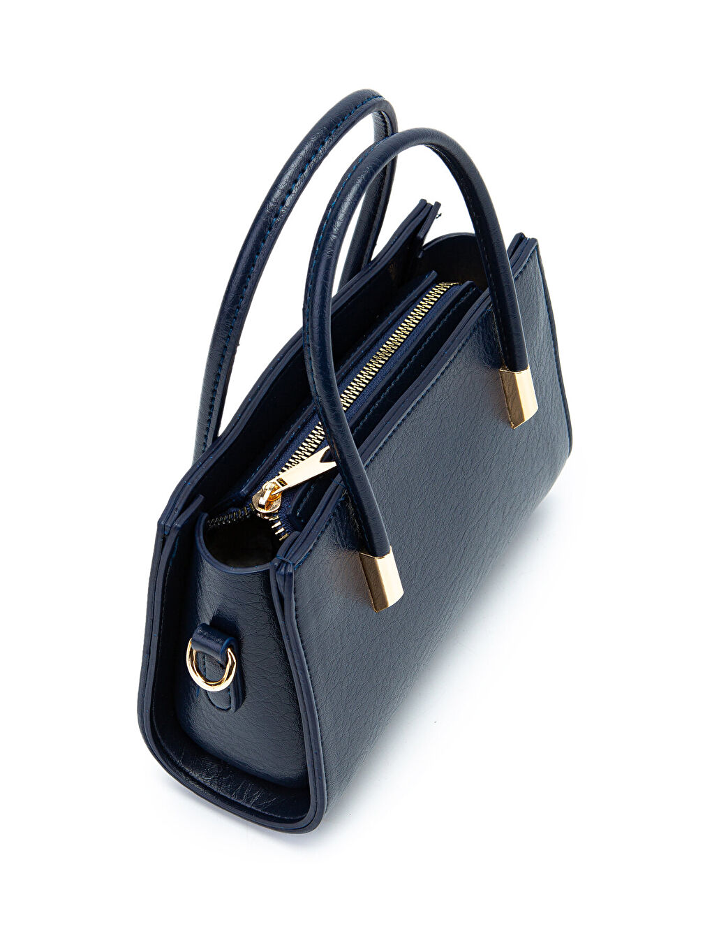 Gold Detay Sabit Askılı Kadın Çapraz Çanta Siena Lacivert-1