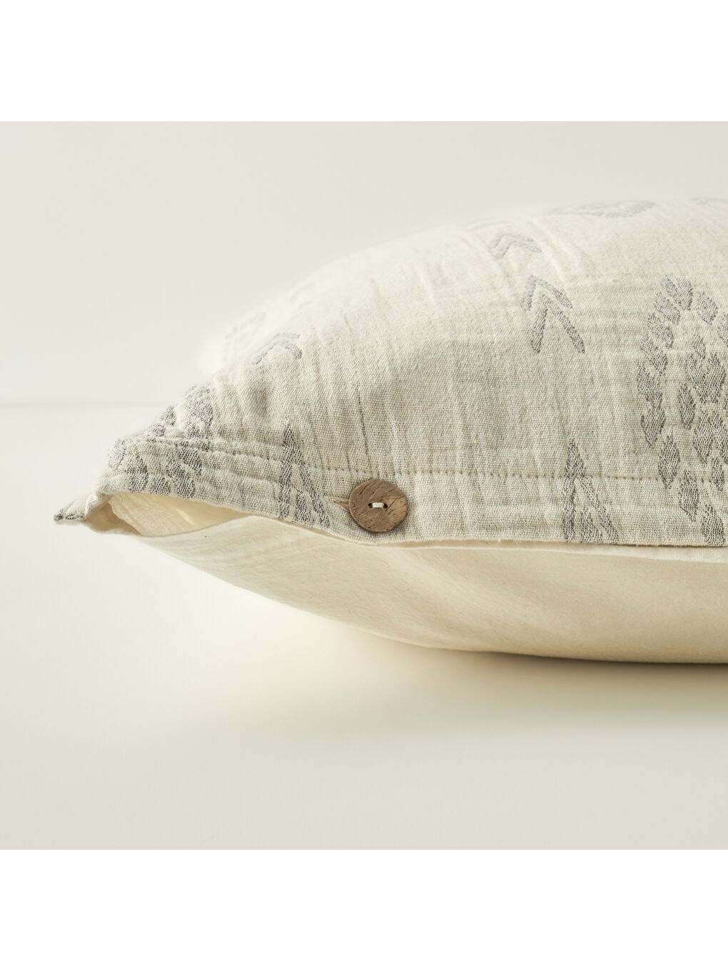 Gri %100 Pamuk Merlin Çift Kişilik Yatak Örtüsü Seti Yeşil (240x260 cm)-6