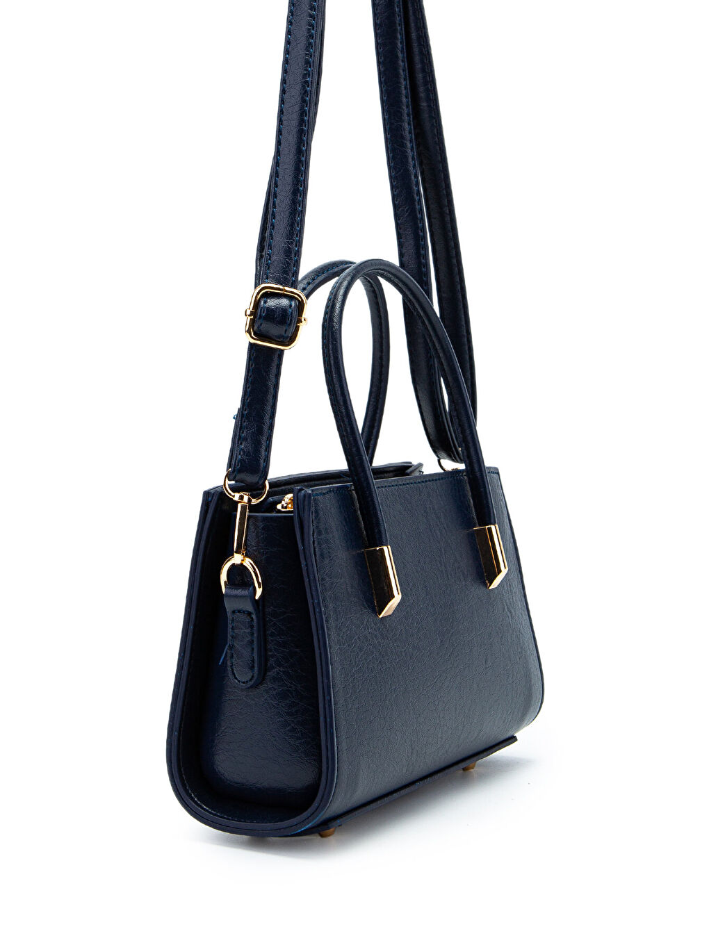 Gold Detay Sabit Askılı Kadın Çapraz Çanta Siena Lacivert-2