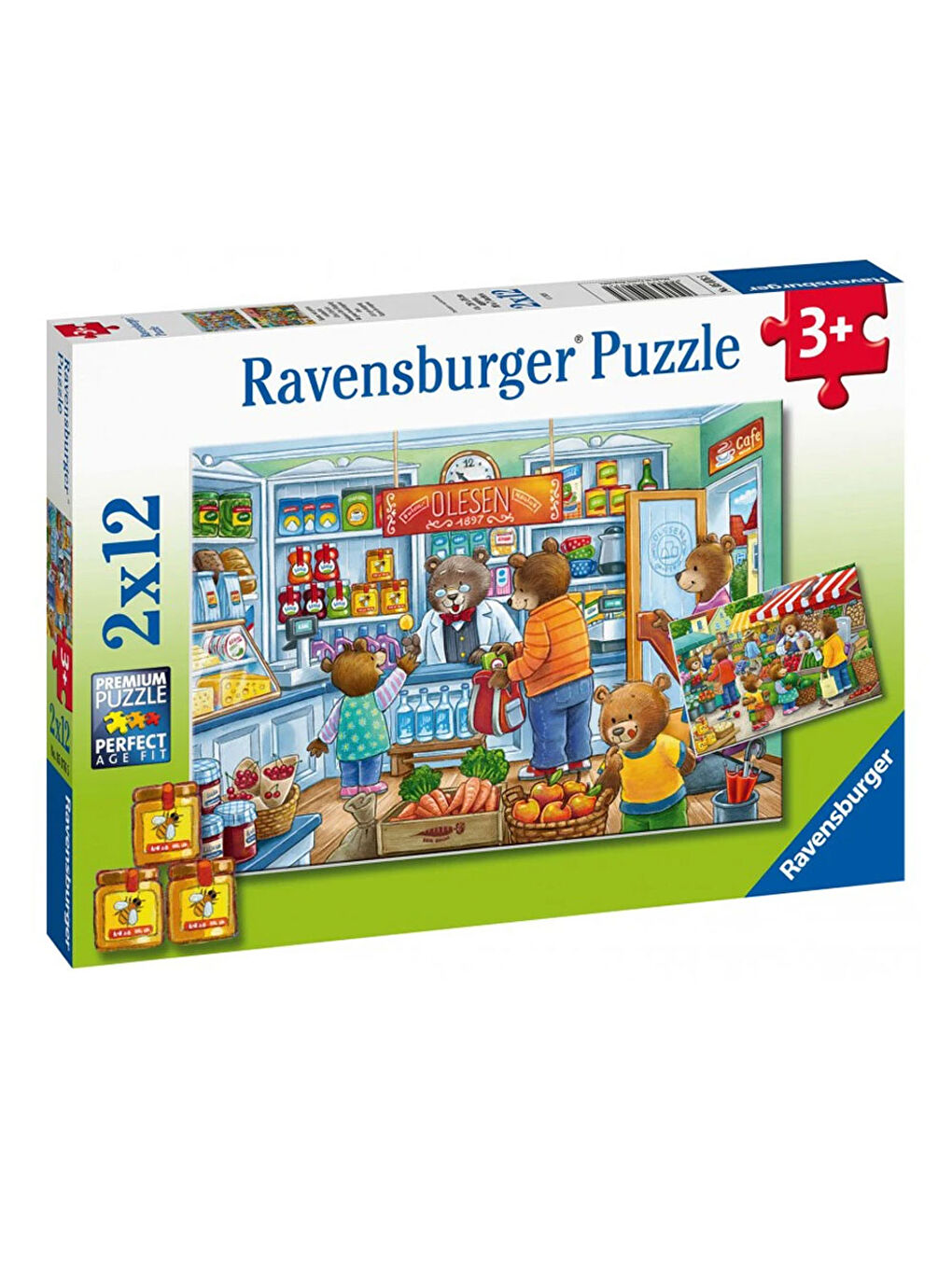 Çocuk Puzzle 2x12 Parça Alışverişe Gidiyoruz 50765