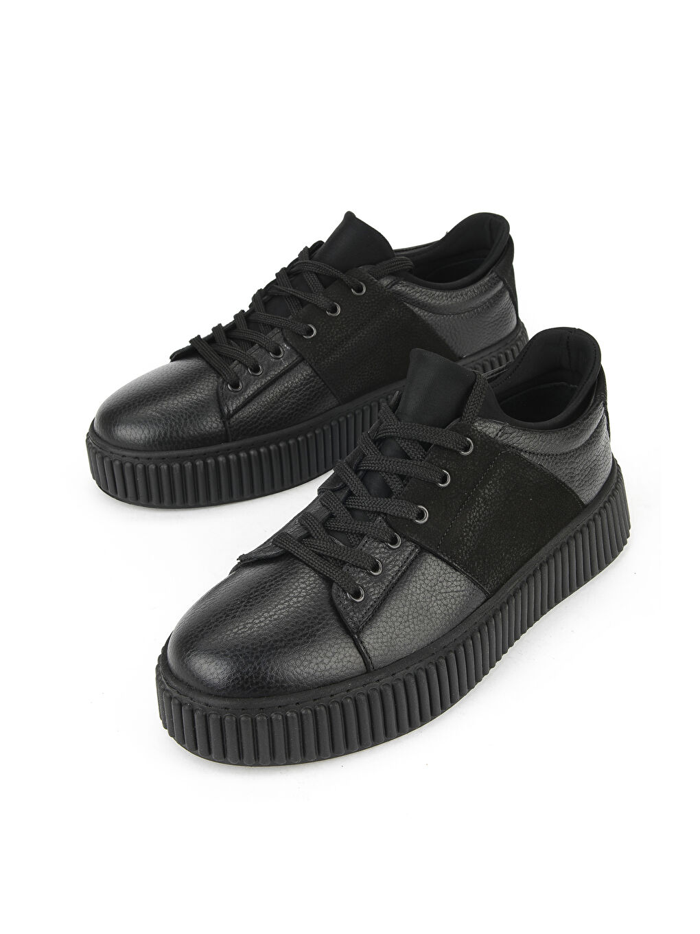 Erkek Hakiki Deri Ayakkabı 1531025Z2509 Siyah-4