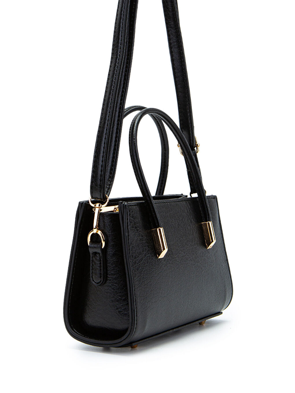 Gold Detay Sabit Askılı Kadın Çapraz Çanta Siena Siyah-3