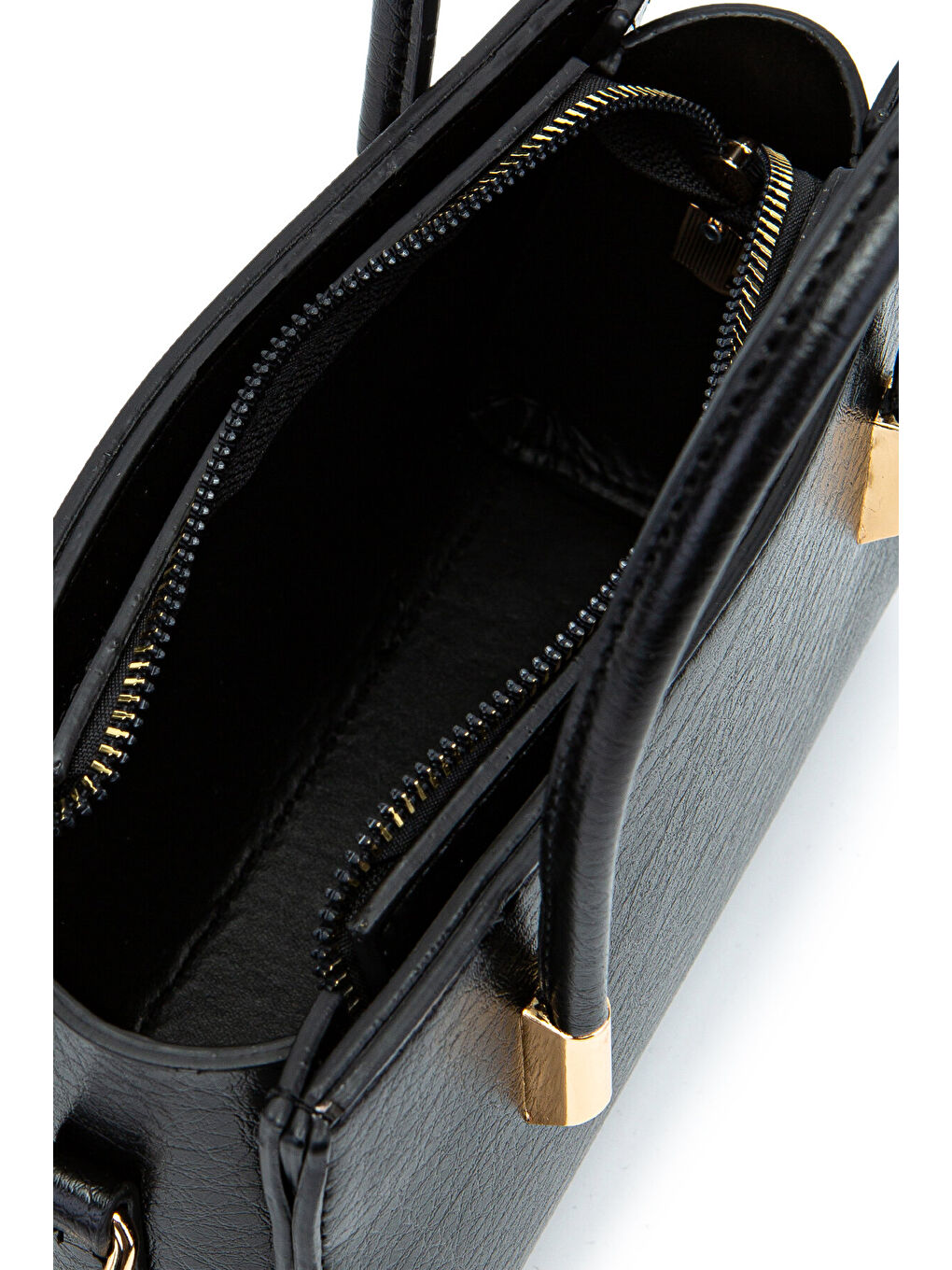 Gold Detay Sabit Askılı Kadın Çapraz Çanta Siena Siyah-4