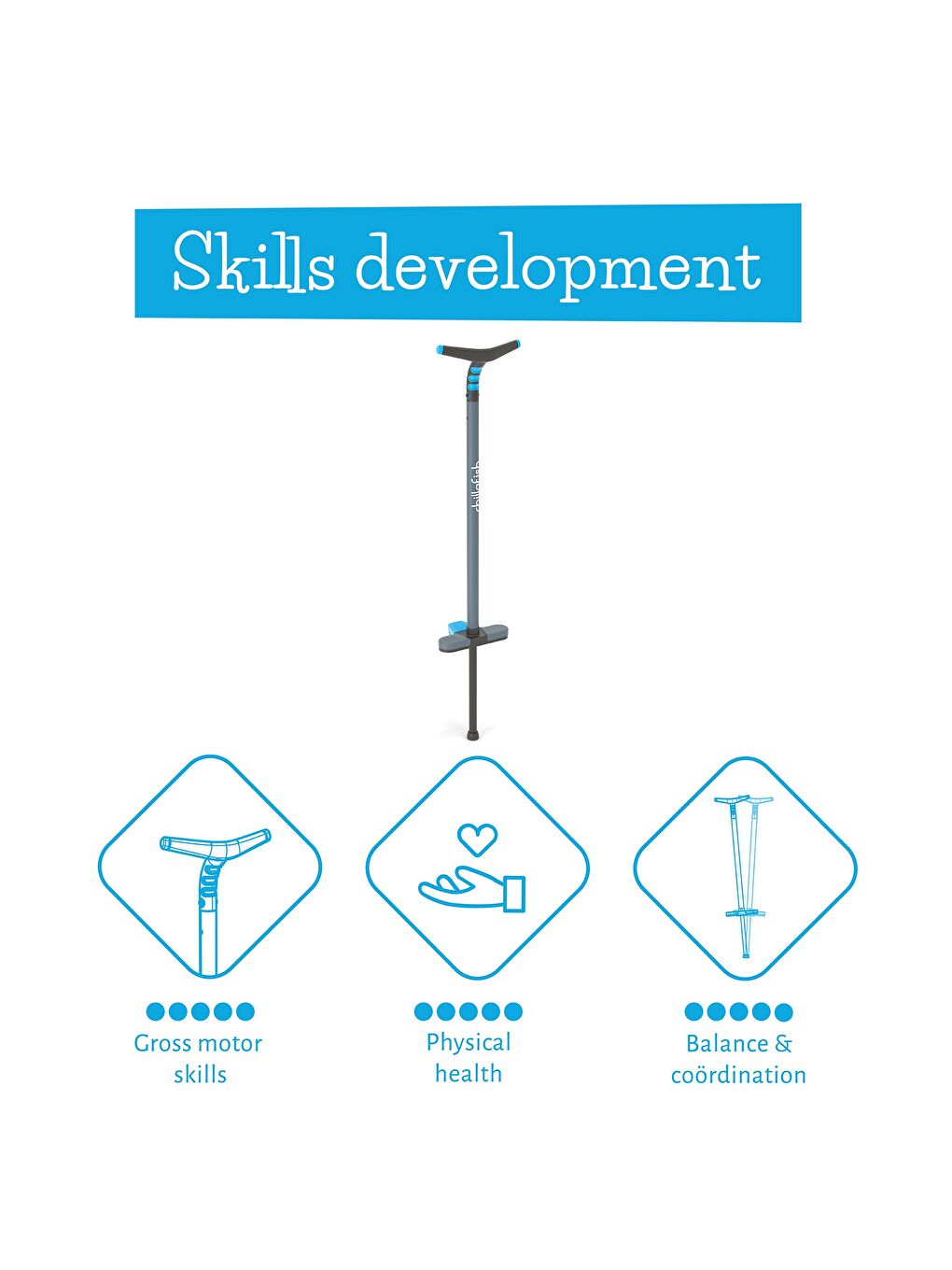 Poogi - Pogo Stick - Mavi (Genç)-7