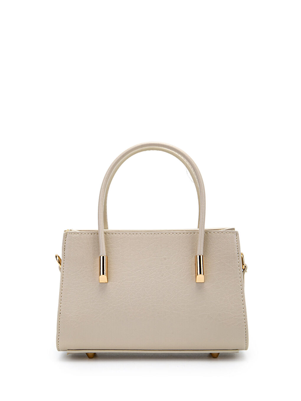 Ekru Gold Detay Sabit Askılı Kadın Çapraz Çanta Siena Krem