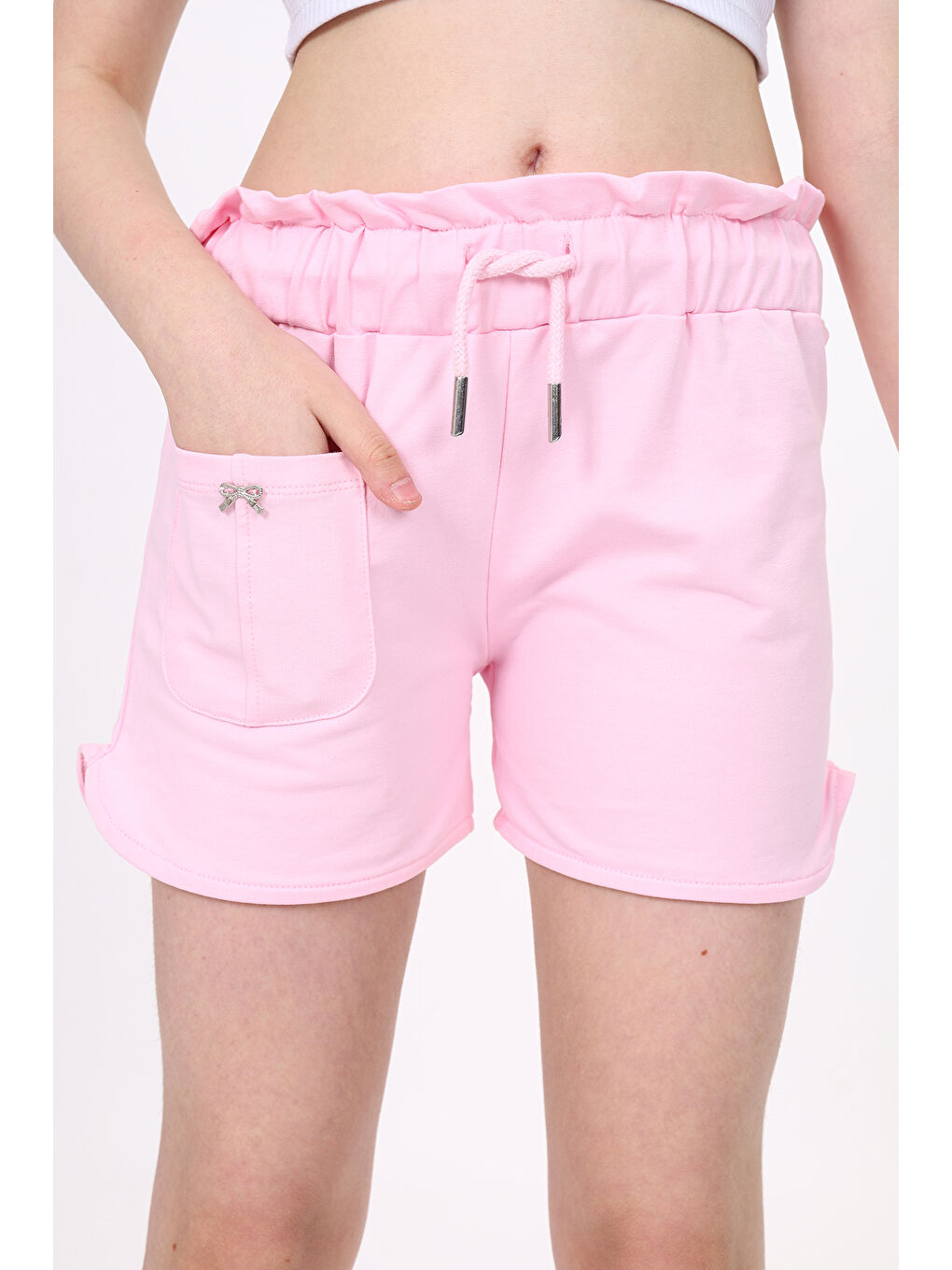 Pembe Kız Çocuk Şort