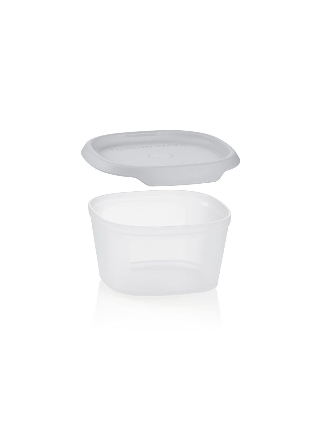 Tupperware Gri Tek Dokunuş Kare Saklama Kabı 370 ml - 2