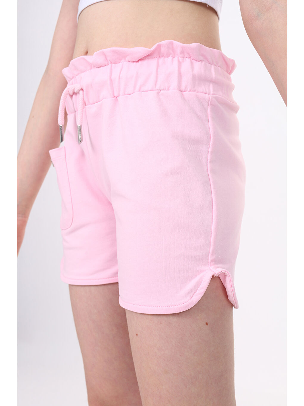 Pembe Kız Çocuk Şort-2