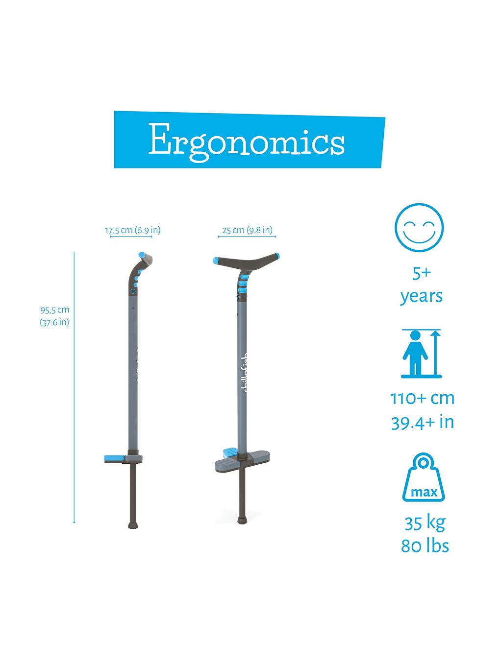 Poogi - Pogo Stick - Mavi (Çocuk)-10