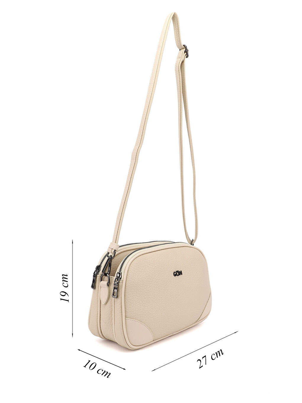 Bej Kadın YENİ BEJ Uzun Askılı Omuz Çantası-1